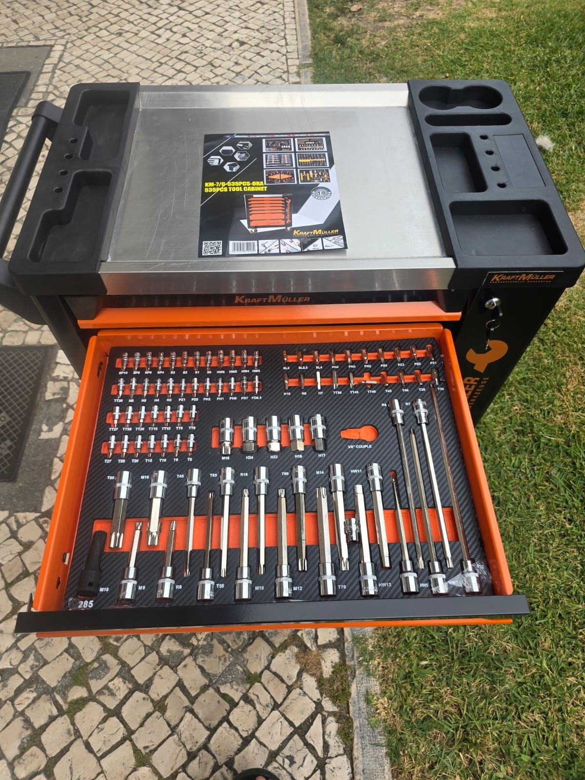 carrinho de ferramenta como 7 Gavetas 6 completas 5 completas novo
