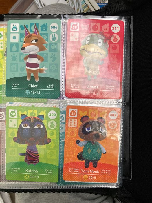 Cartas Amiibo Animal Crossing