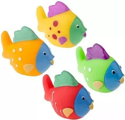 Zestaw rybek do kąpieli 7 cm, 4 sztuki. Tullo. Nowy Produkt