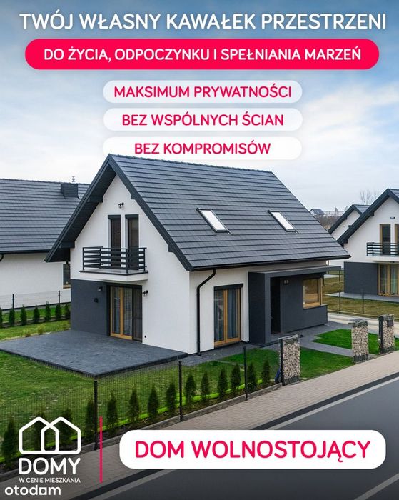 DOM taniej od mieszkania. 2 KM OD Osiedla ECHO II