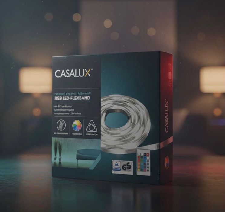 Розумна Wi-Fi led стрічка RGB 5 метрів додаток CASALUX якісна