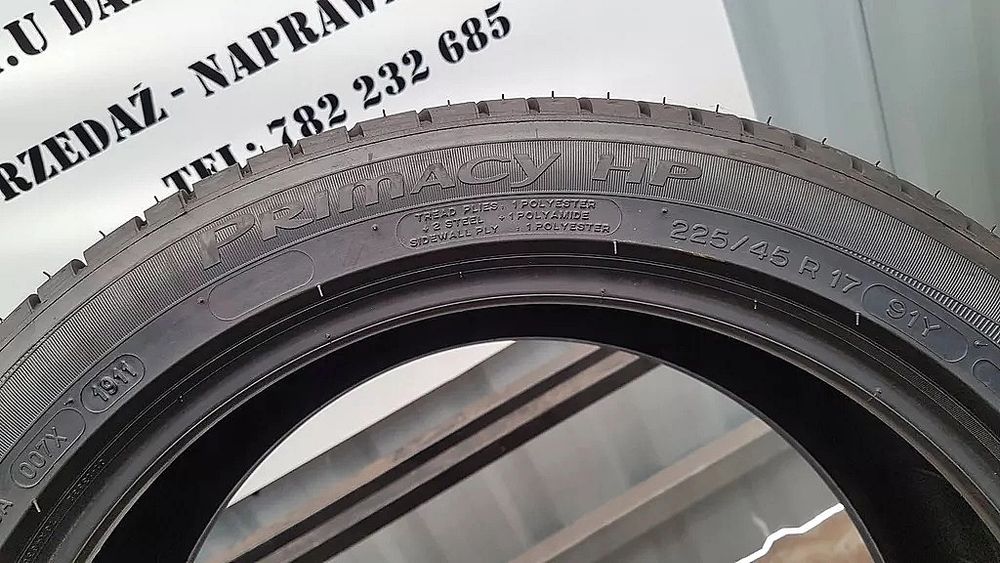 Michelin Primacy Hp 225/45/17 Nowa (1061)