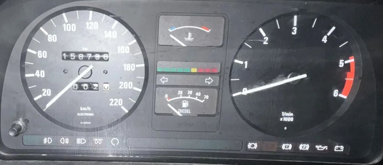 BMW 524td, viatura classica de 1985