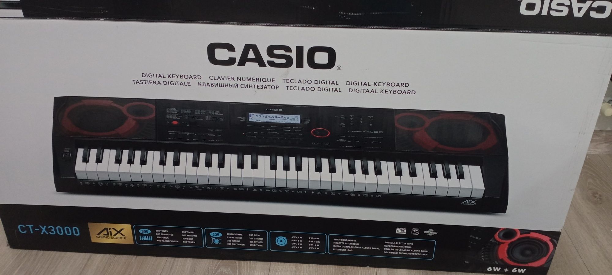 Keyboard casio ct-x3000