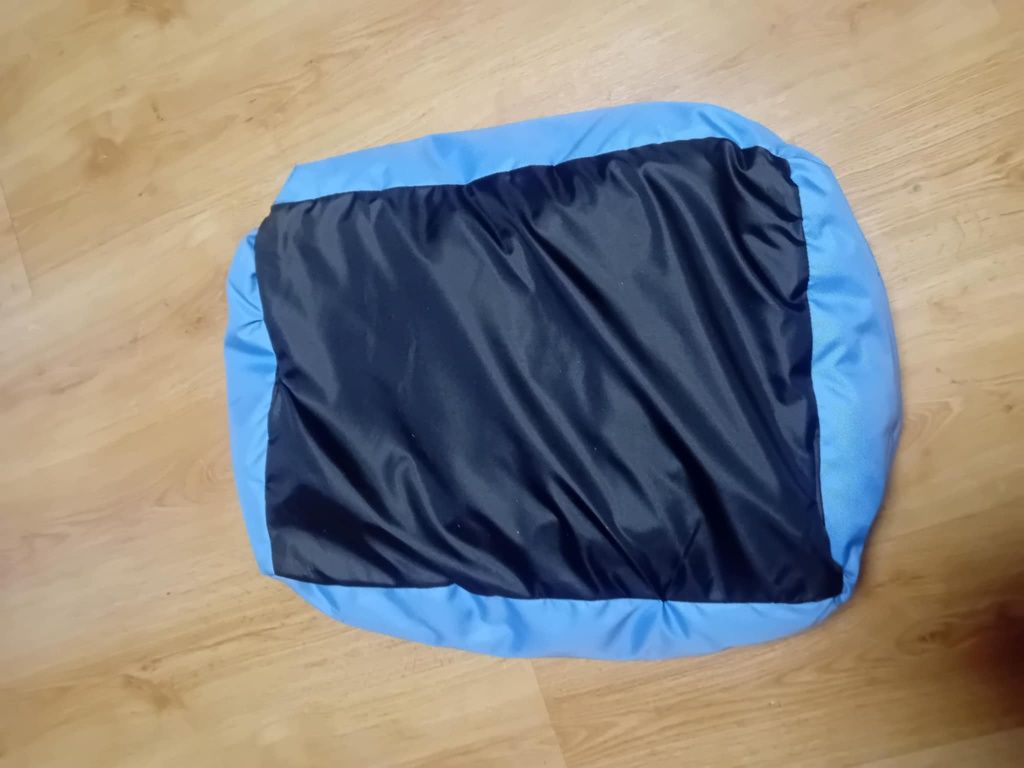 Niebieskie legowisko dla kota psa poduszka wodoodporne handmade