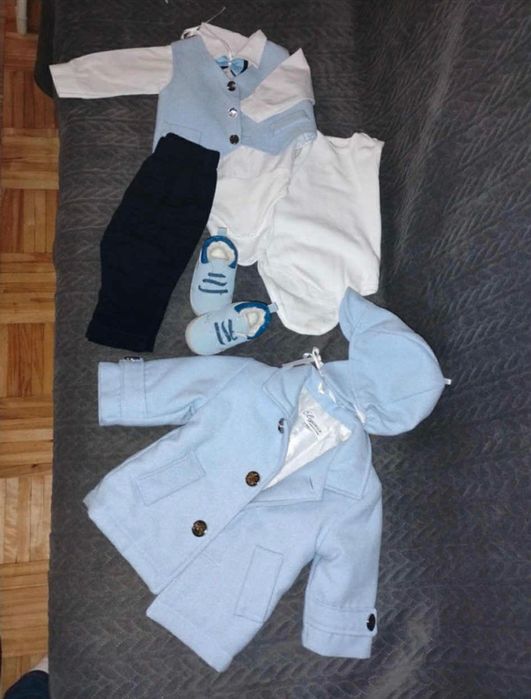 Ubranko do chrztu dla chłopca 68/74