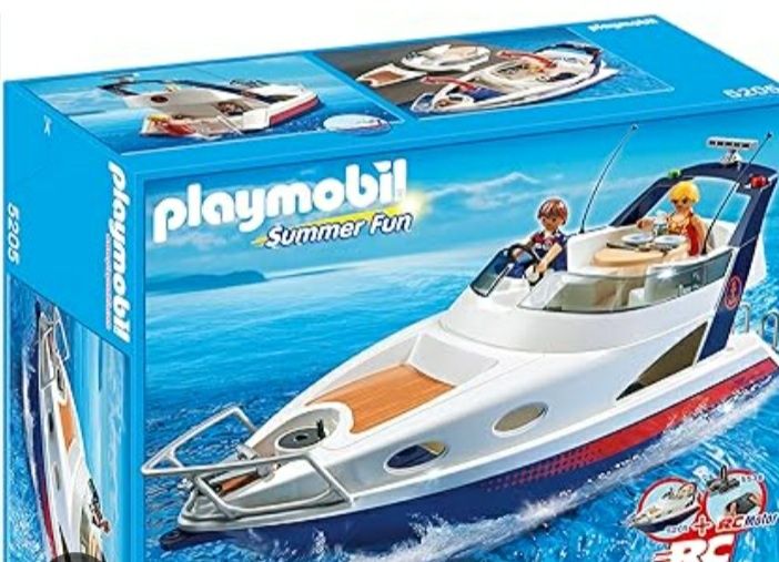Barco com bonecos Playmobil
