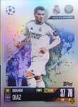 Karta kolekcjonerska Topps Match Attax nr 130 winner Brahim Díaz
