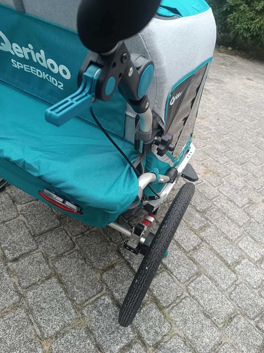 Przyczepka rowerowa,  riksza 2 dzieci  Speedkid 2 Querido