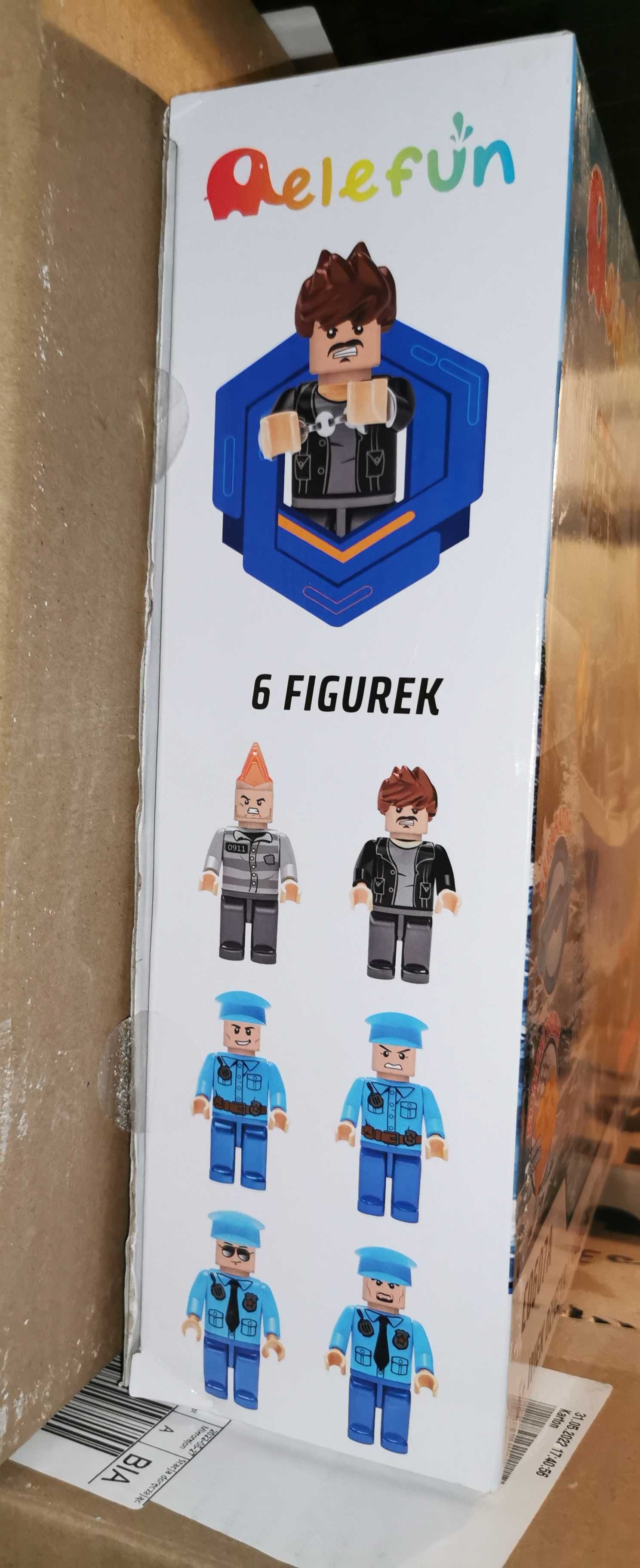 Nowy zestaw klocki jak Lego Straż Przybrzeżna Policja