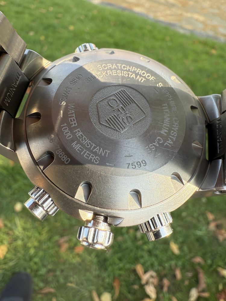 Oris TT1 Titanium Divers Chronograph 1000m