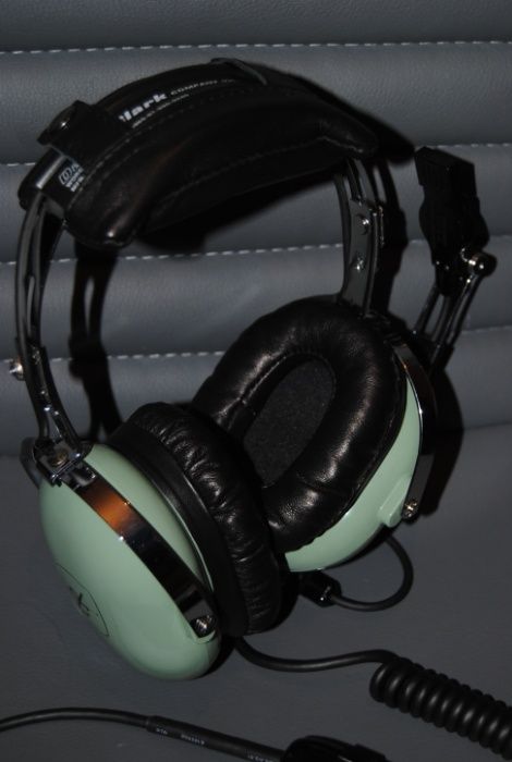 Амбушюры из кожи на гарнитуры David Clark Flightcom Sigtronics
