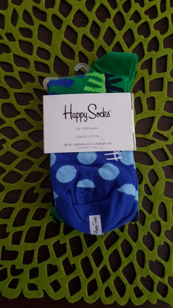 Skarpety Happy Socks Big Leaf sock Unisex męskie damskie 36 40 kolorow