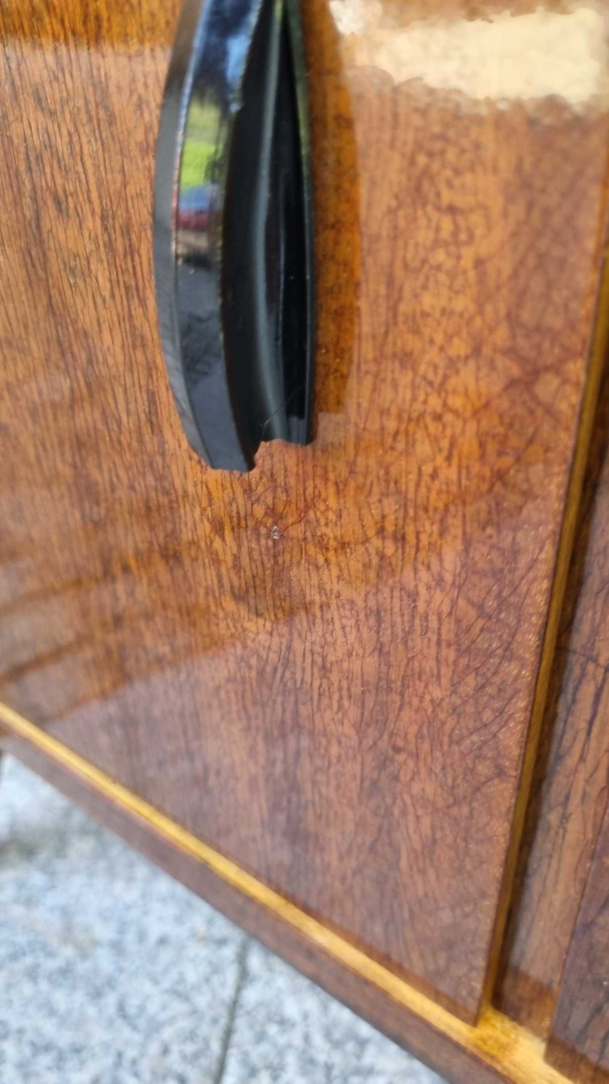 Komoda Sideboard Toaletka Design PRL Meblostyl Dobrodzień do renowacji