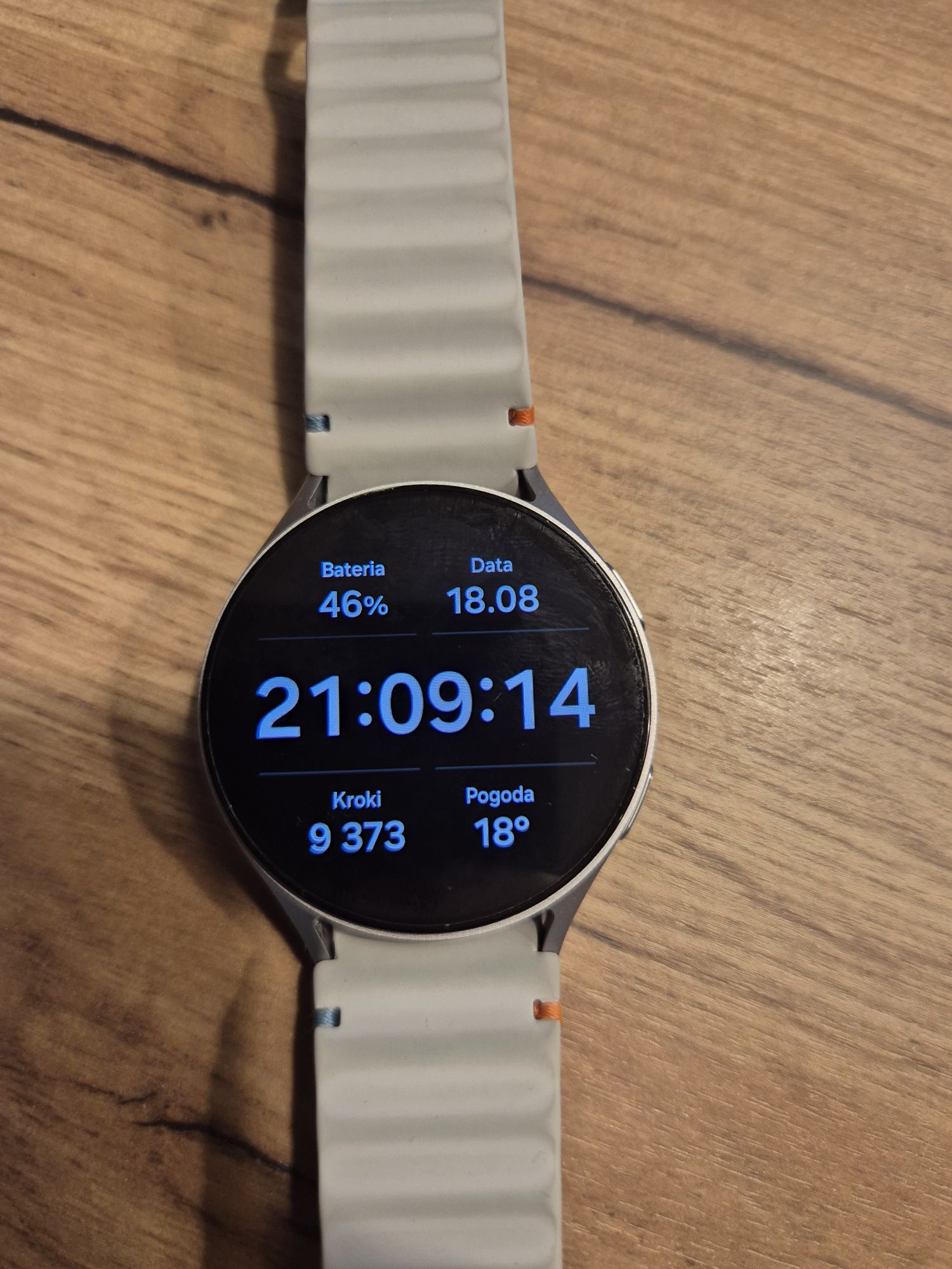 SAMSUNG Galaxy Watch 7 (44mm) Srebrny na gwarancji