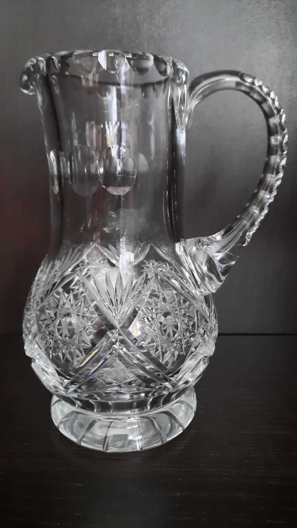 Kryształowy dzbanek lata 70-te poj. 850 ml