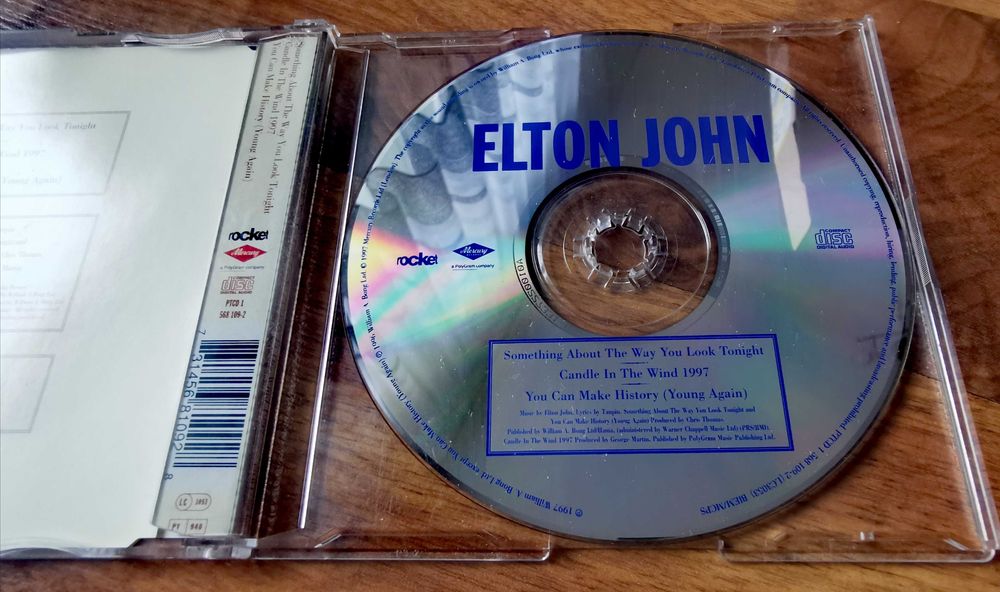 Elton John - In Loving Memory of Diana. Singiel CD 1997