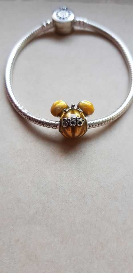 charms zawieszka srebro 925 myszka Miki dynia