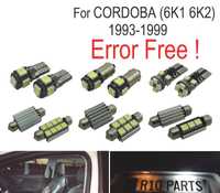 KIT COMPLETO 11 LAMPADAS LED PARA SEAT CORDOBA 6 K 1 6K2 93-99