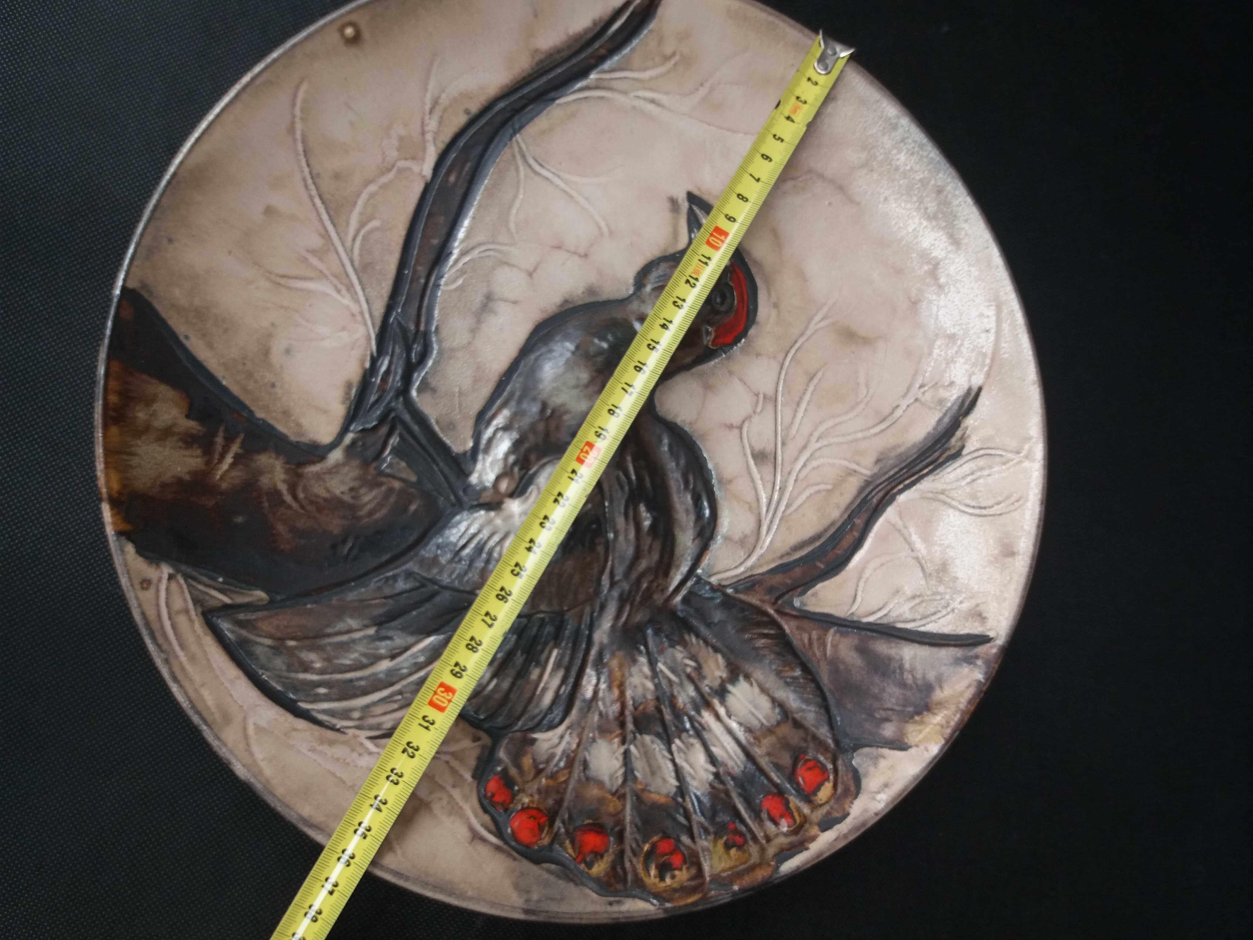 Duży ceramiczny talerz ścienny Ruscha