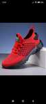 Adidasy męskie sportowe Nowe czerwono czarne roz 42 dł.wkładki 27 cm