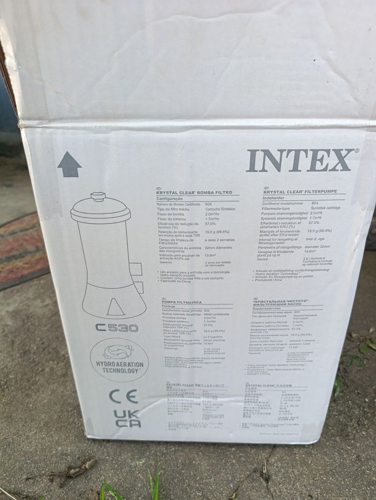 Картриджный фильтр насос Intex 2006 л/ч