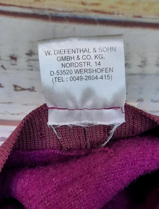 Шапка Diefenthal Німеччина вовна в ретро стилі вовняна вінтаж