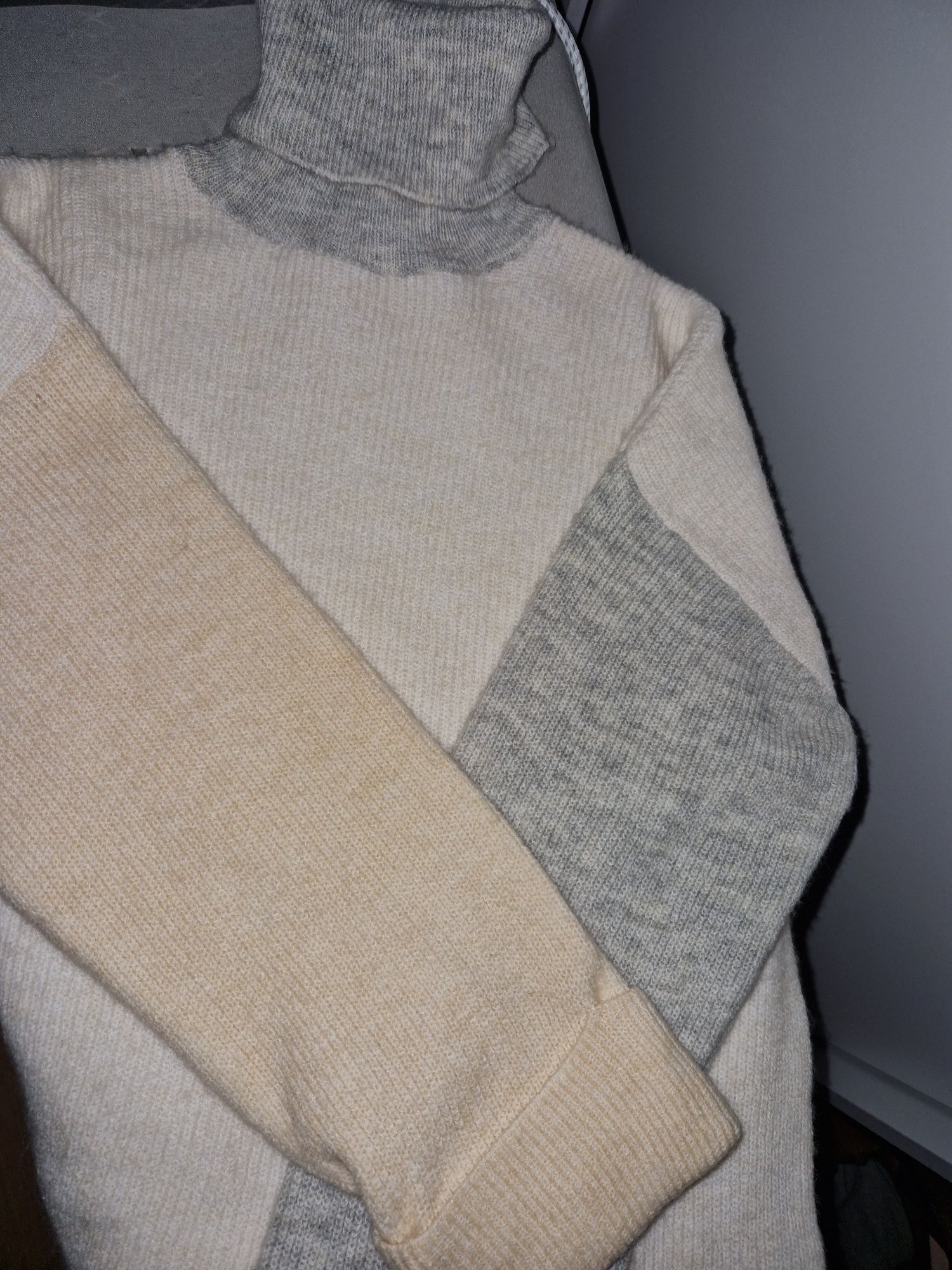 NOWY sweter damski Mango r. 38 M beżowy oversize
