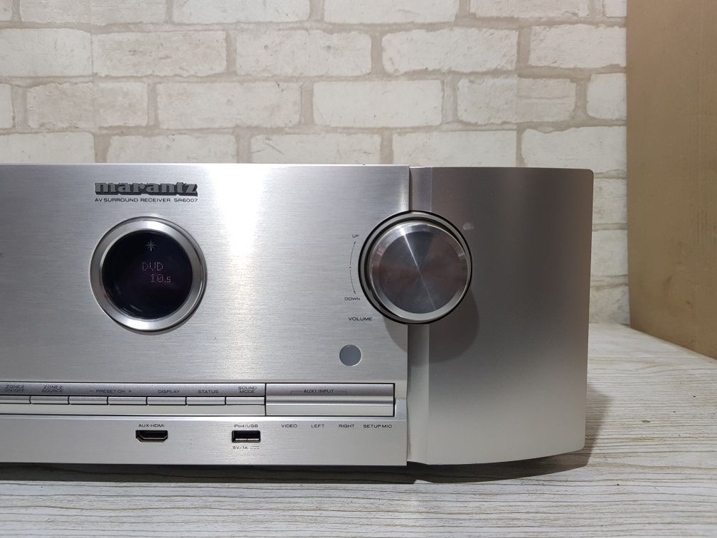 Пульт!7.2AV Ресивер Marantz SR6007,HDMI USB 4K AirPlay 190Вт б/у з Нім
