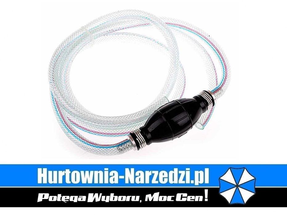 #1026 Pompka ssąca ręczna 8 mm z wężem 2 x 100cm Silver