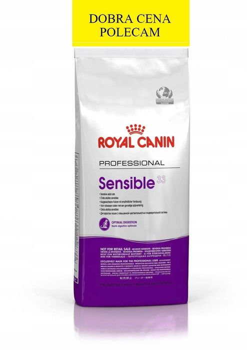 ROYAL CANIN CAT SENSIBLE professional 15kg + gratis