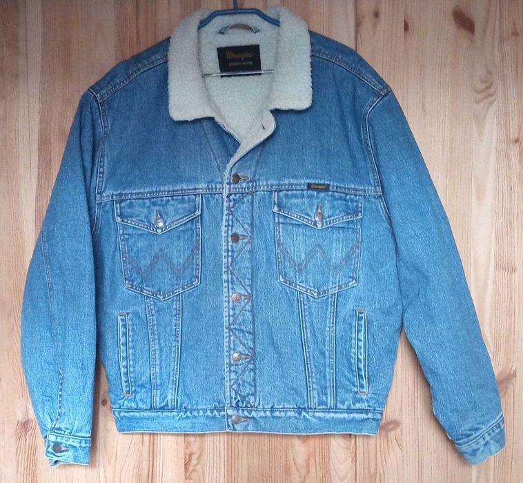 Чоловіча джинсова куртка / Шерпа Wrangler Western XL