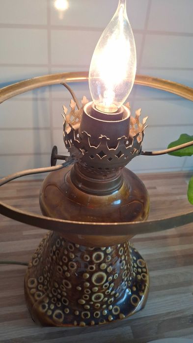 Lampa stołowa Wałbrzych PRL