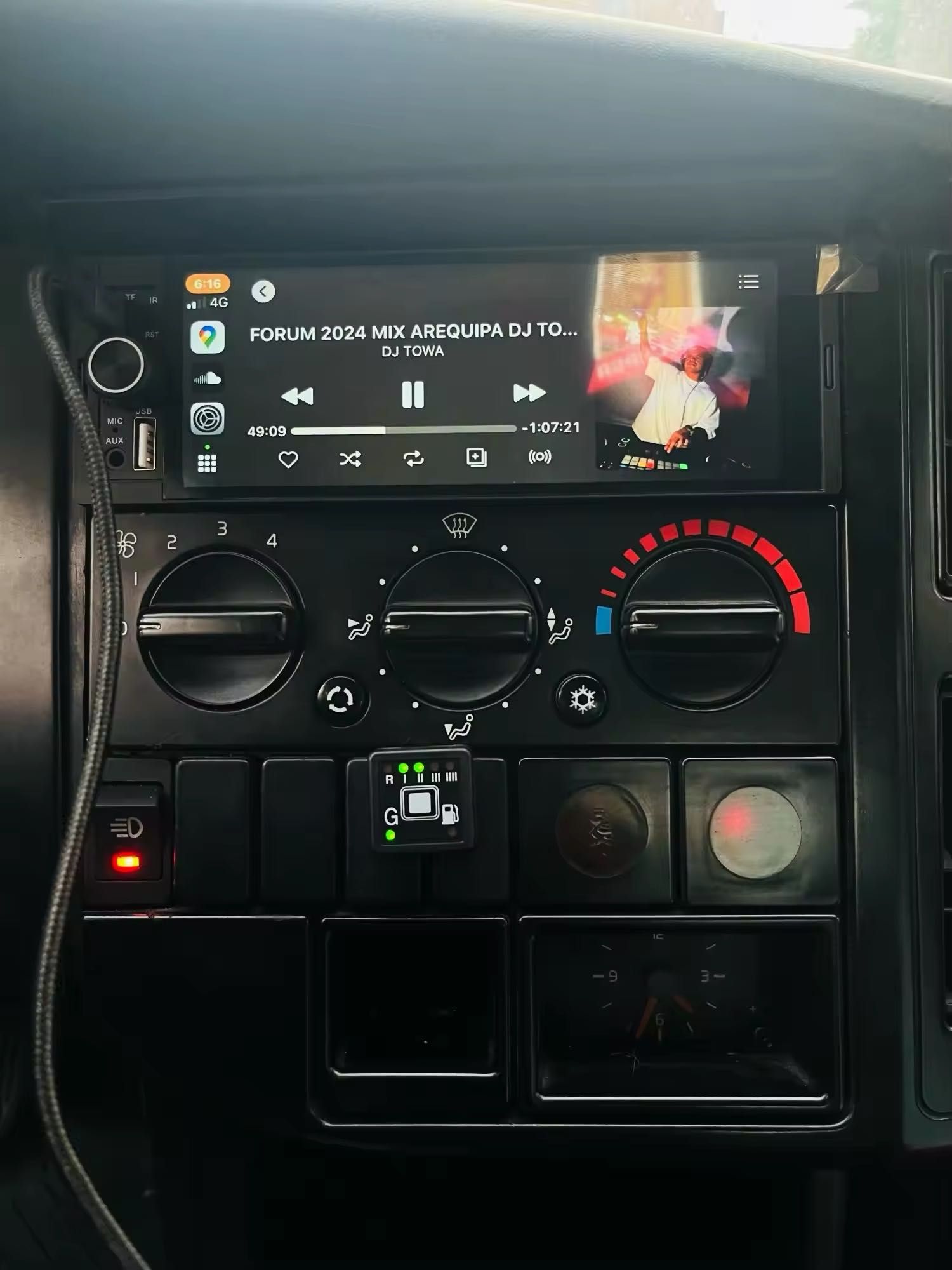 Auto-Rádio 1 Din CarPlay 7 polegadas 60x4w Novo