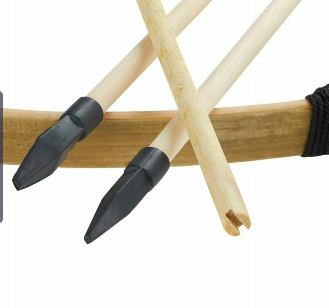 Łuk drewniany ZESTAW strzały kołczan