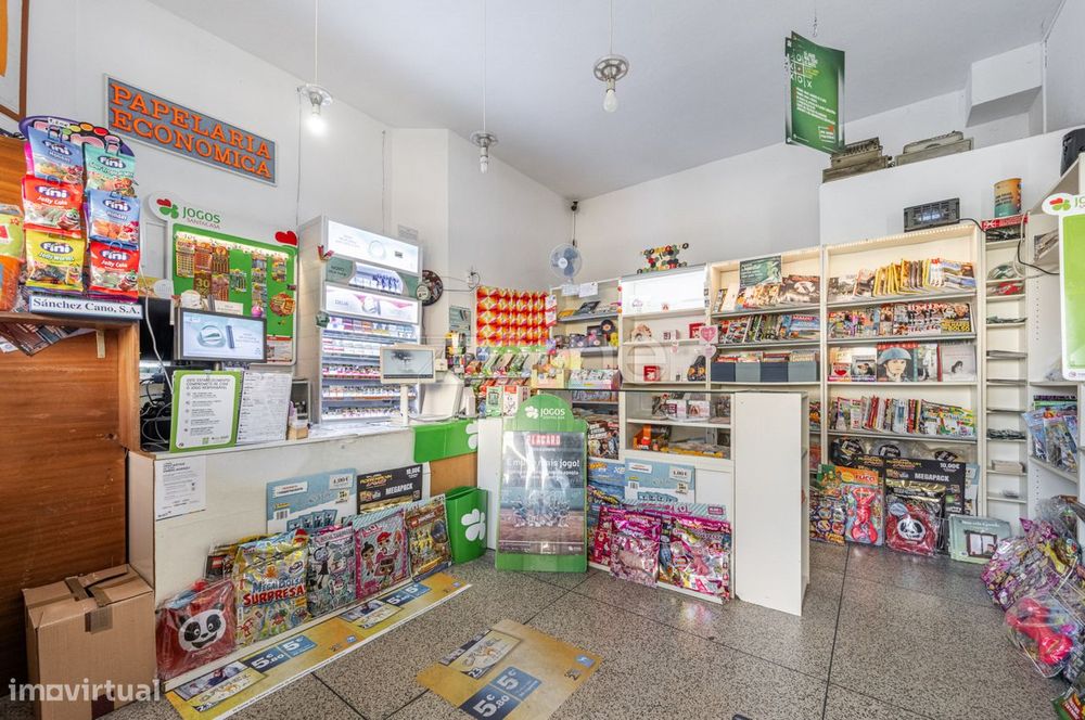 Trespasse de Papelaria Tabacaria com Jogos Santa Casa
