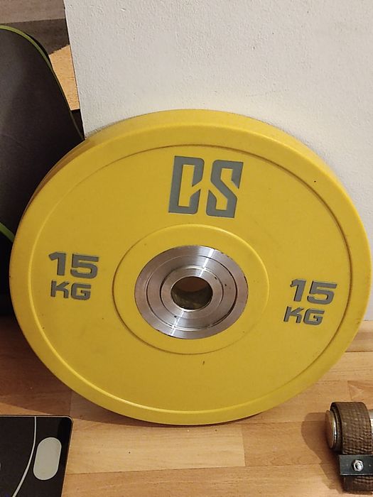 Obciążenie, talerz, ciężar 15 kg na gryf