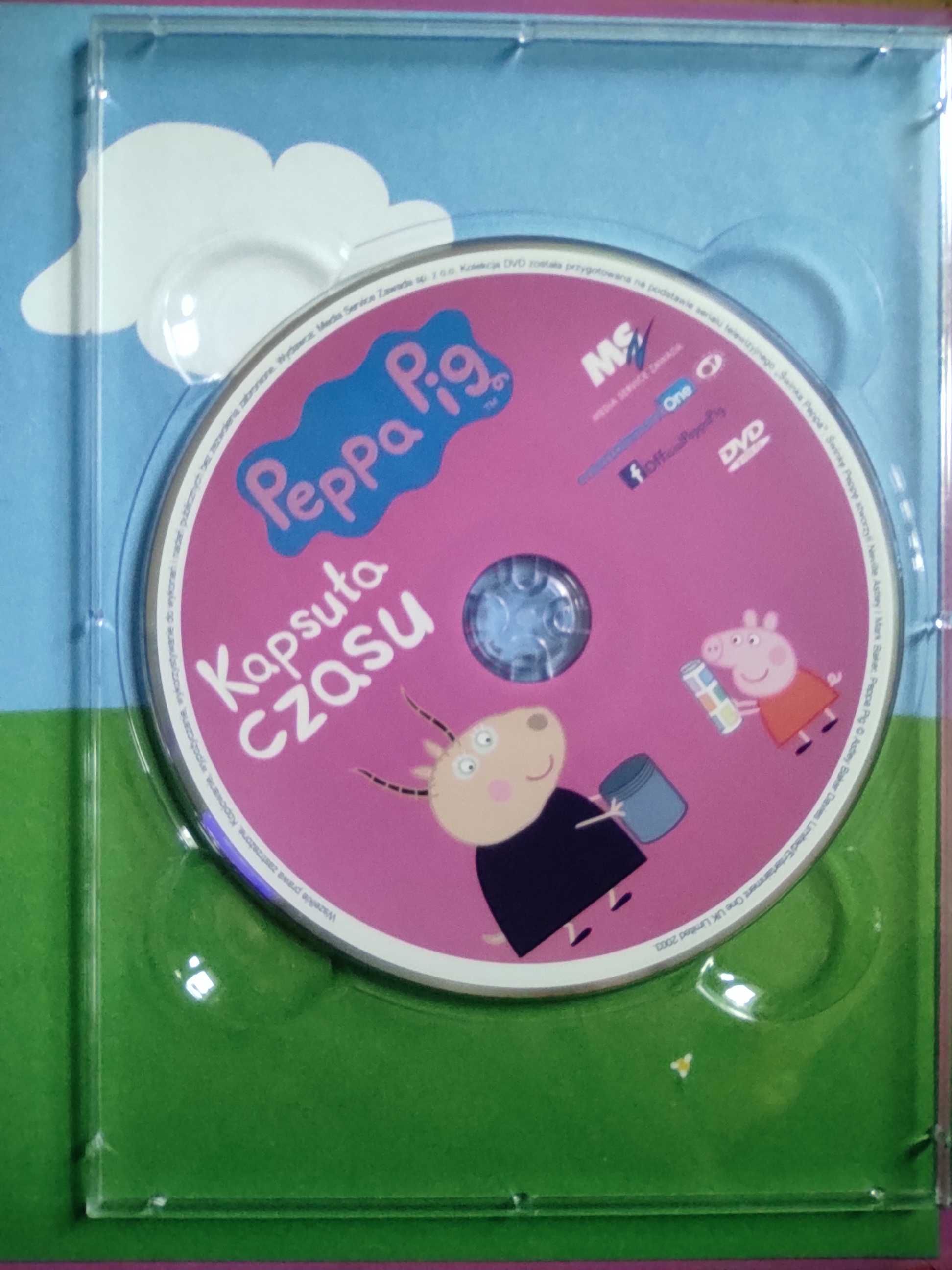 Świnka Peppa książka z dvd - Kapsuła czasu