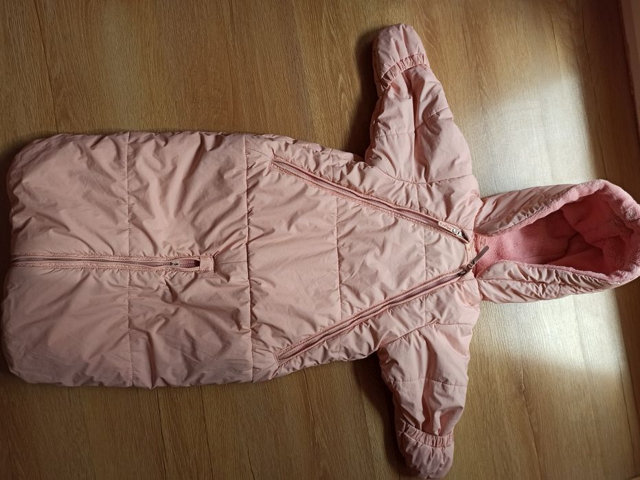 Kombinezon śpiwór śpiworek dziewczynka r74 5.10.15 zima