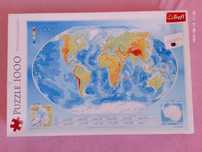 Puzzle 1000 mapa świata