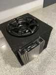 Wzmacniacz Blaupunkt oraz tuba basowa z glosnikiem Blaupunkt + kable