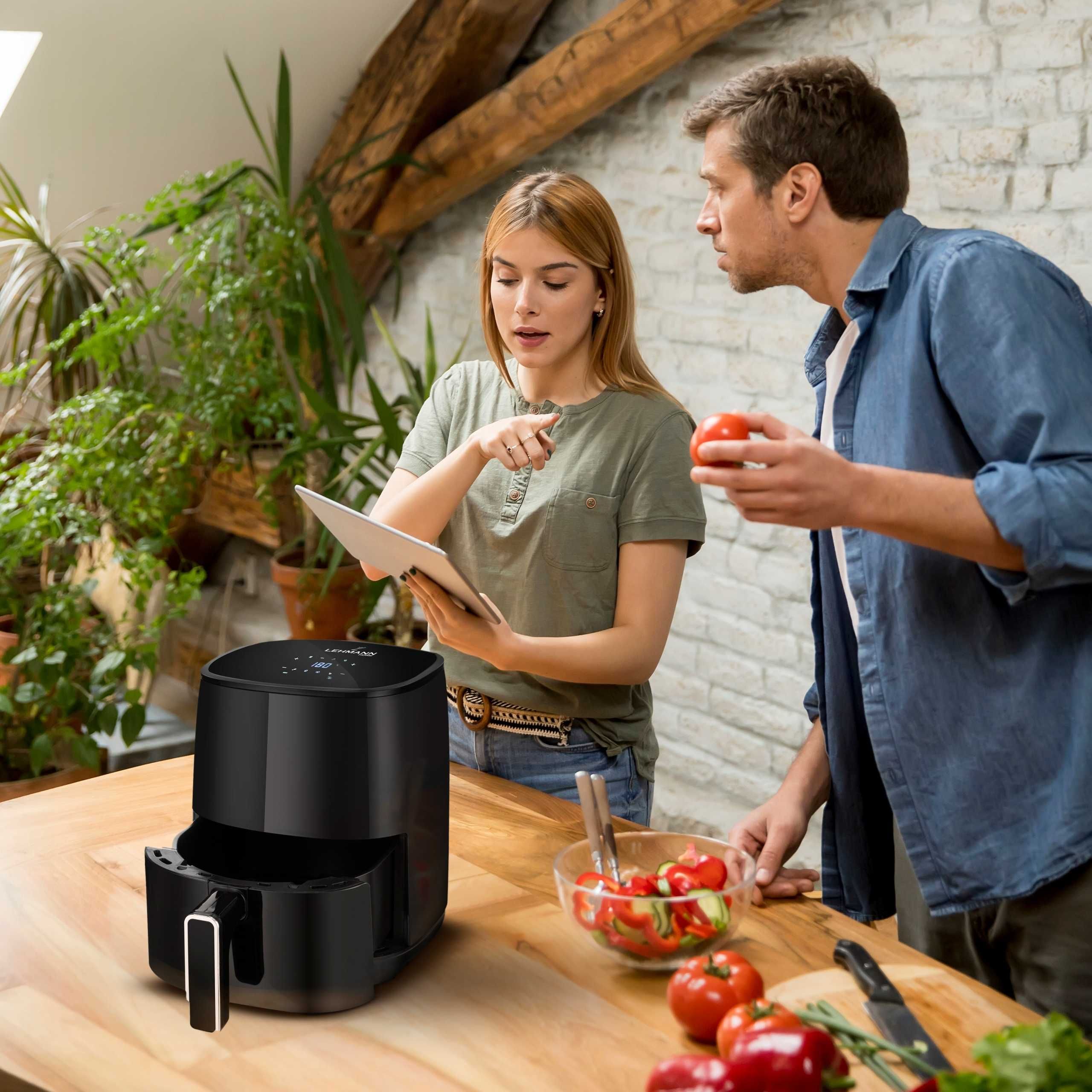 FRYTKOWNICA beztłuszczowa frytkownica LEHMANN wydajna AIRFRYER