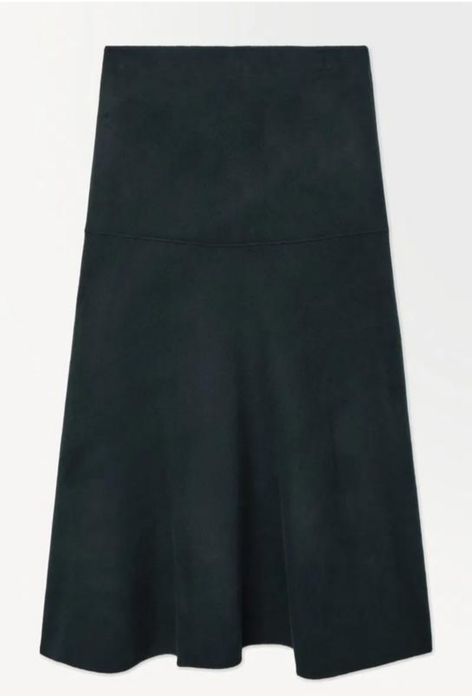 Cos новая шерстяная юбка А-силуэта