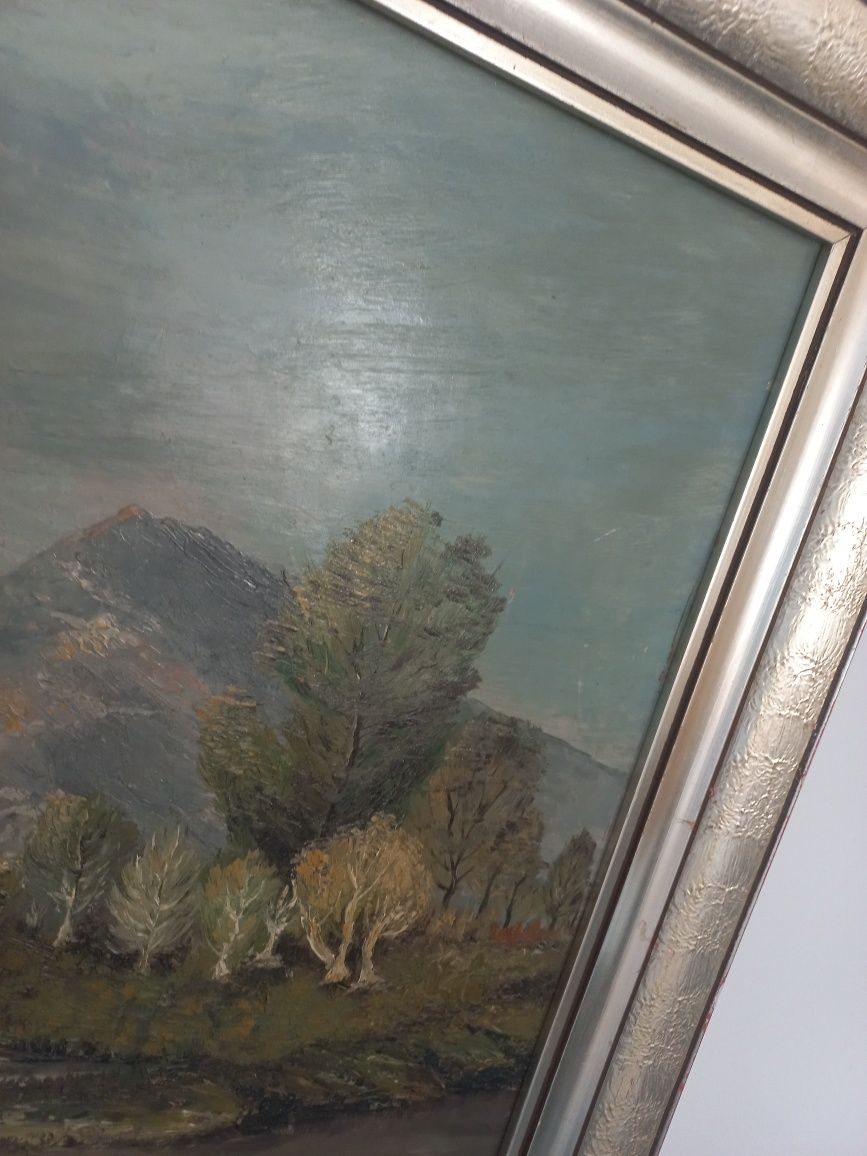 Obraz olej na płótnie Landschaft