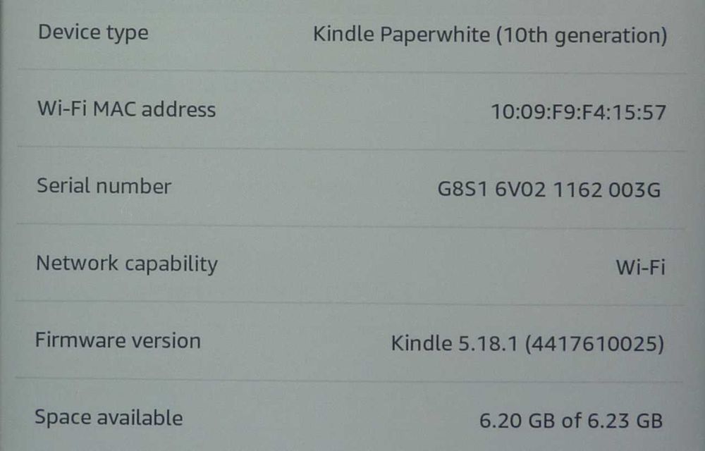 Kindle paperwhite 4 10th generacja - 8 GB pamięci Z REKLAMAMI "003G"