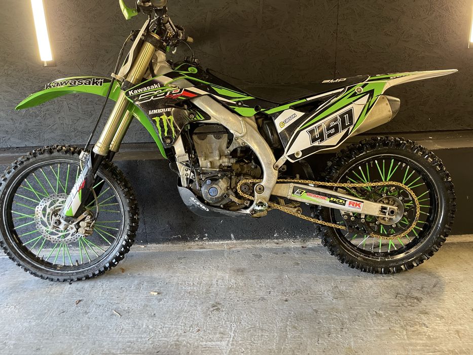 Kawasaki kxf 450 na podwujnym wtrysku