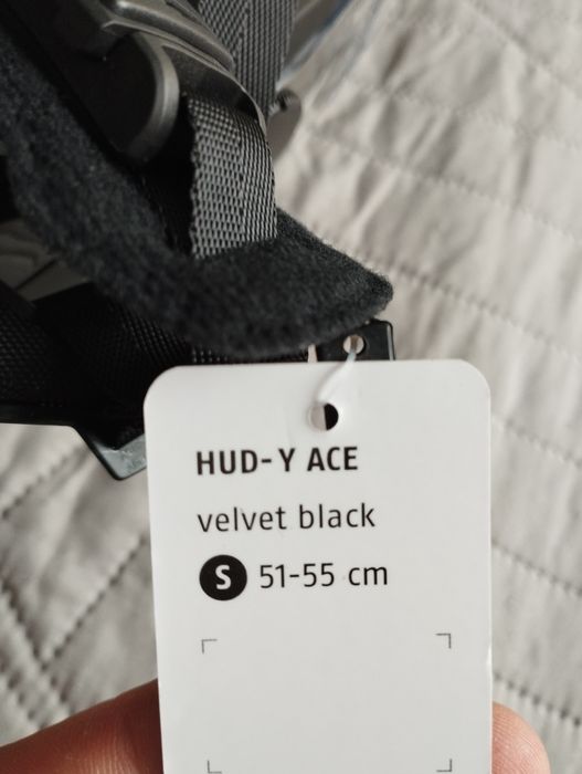 Nowy kask rowerowy ABUS Hud-Y ACE r. S 51-55cm miejski z wizjerem