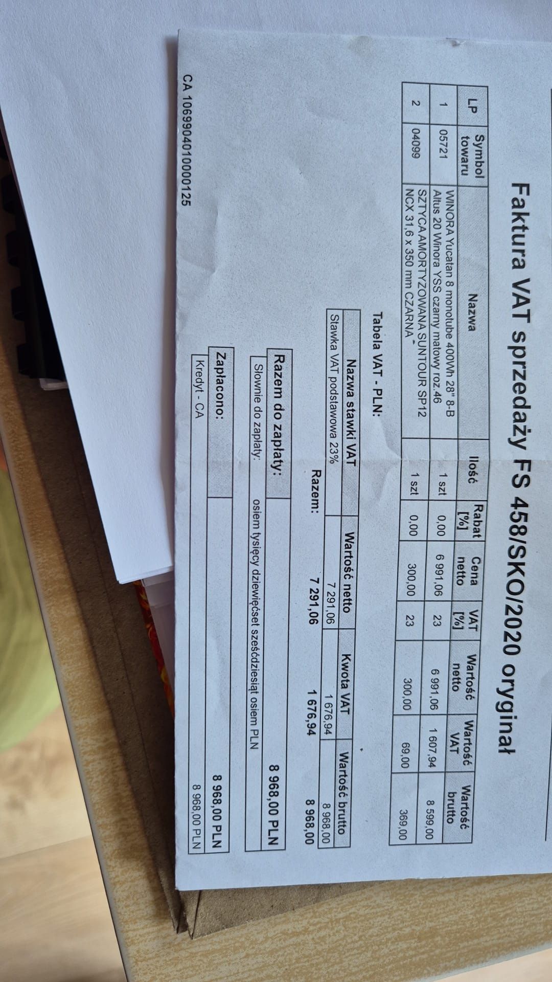 Rower elektryczny Winora Yukatan 8