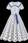 Outlet Pin-Up Sukienka styl vintage retro lata 50 L