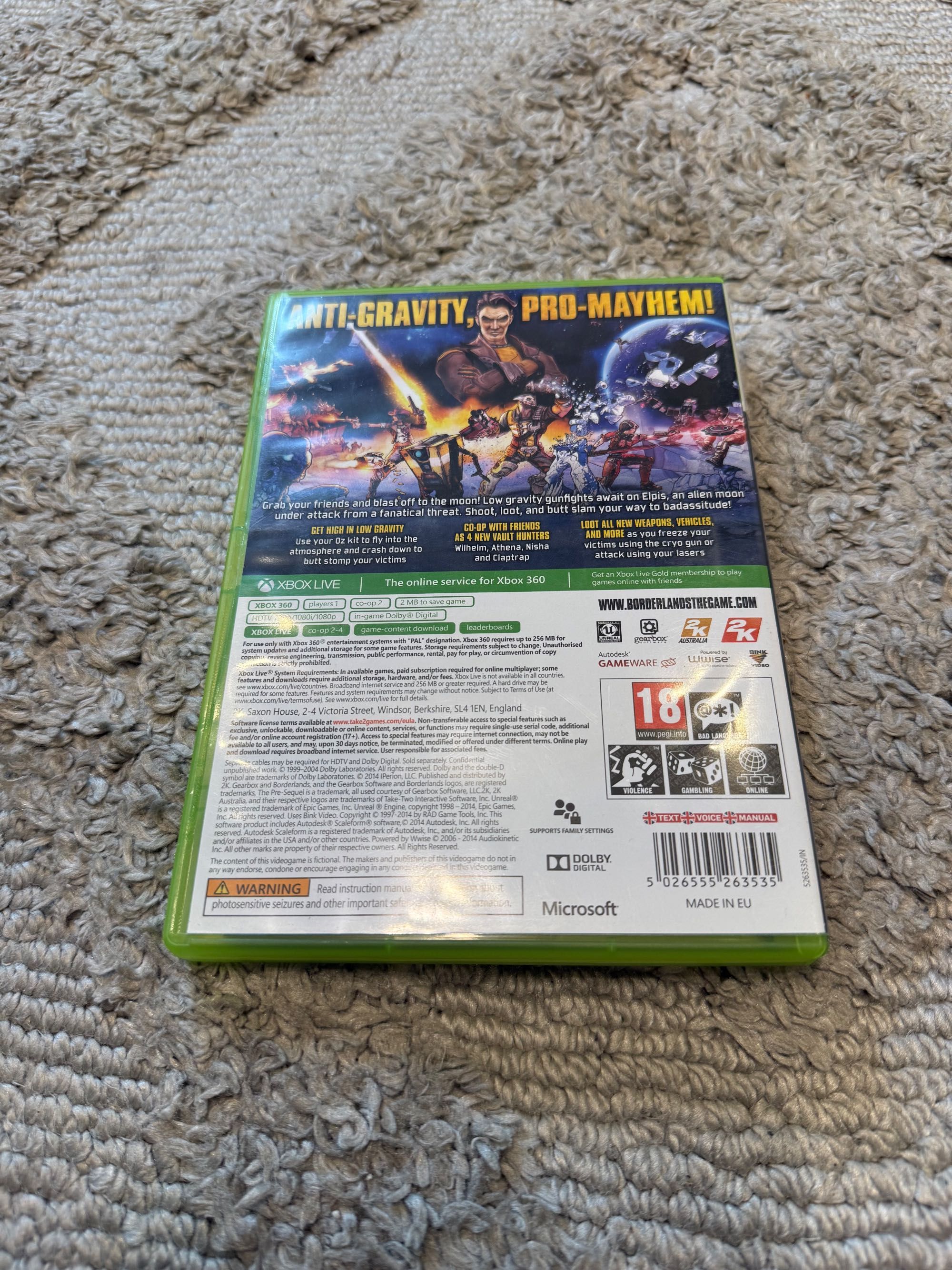 borderlands the pre-sequel x360